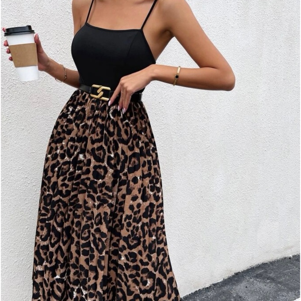 Leopard print cross cross back - Picture 2 of 4
